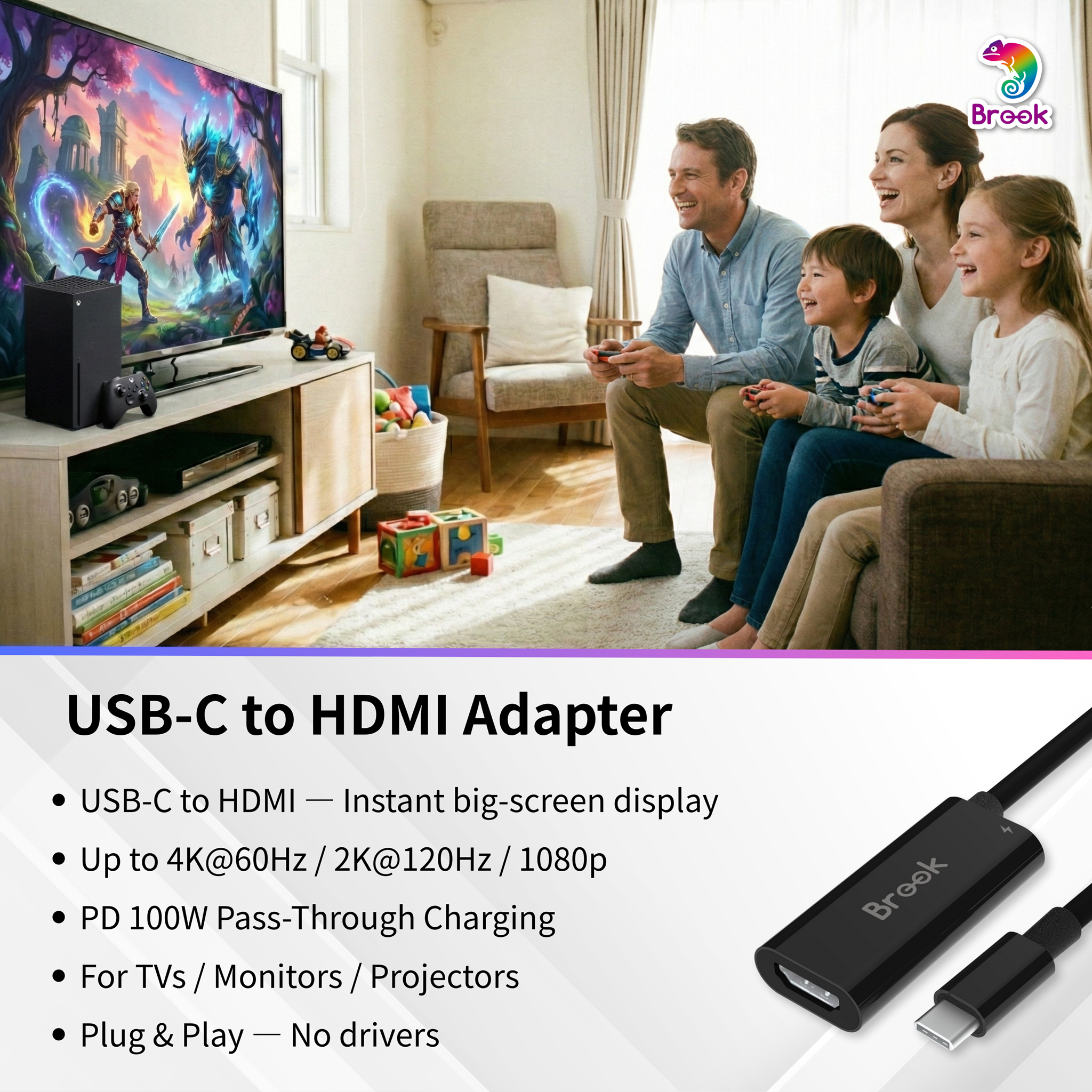 USB-C to HDMI Cable