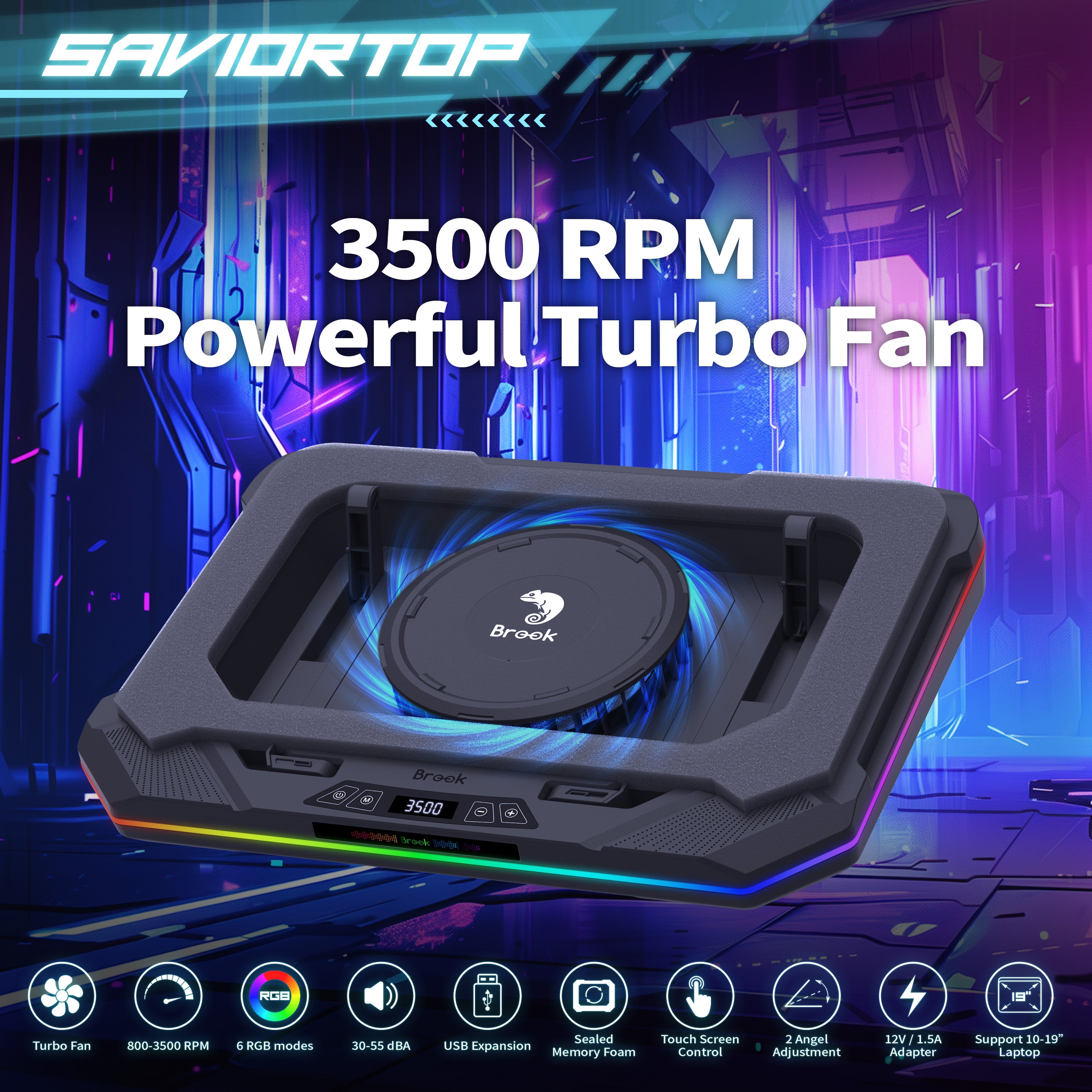 (Pre-sale) Brook Saviortop Gaming Laptop Cooler