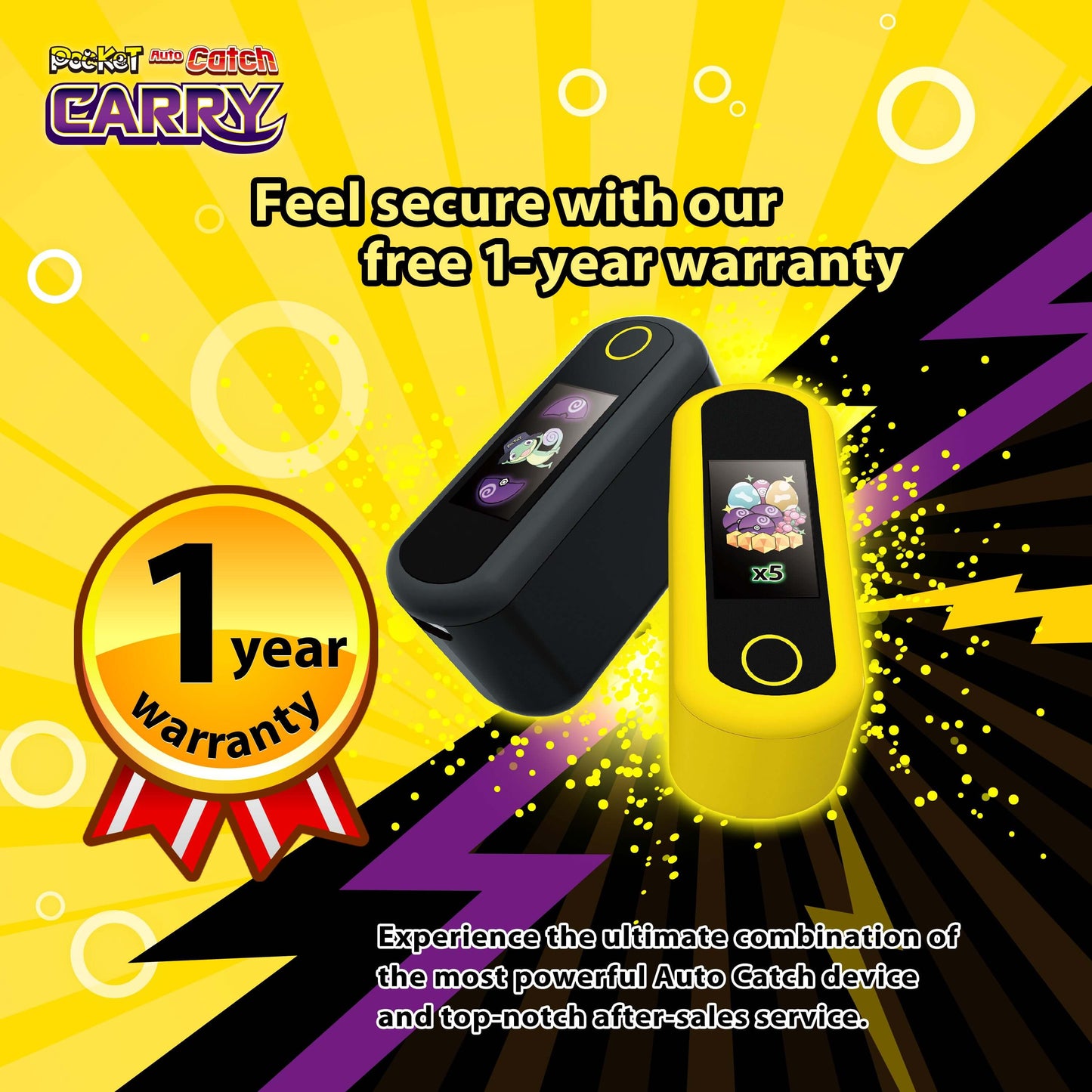 Brook Auto Catch Carry free 1 year warranty