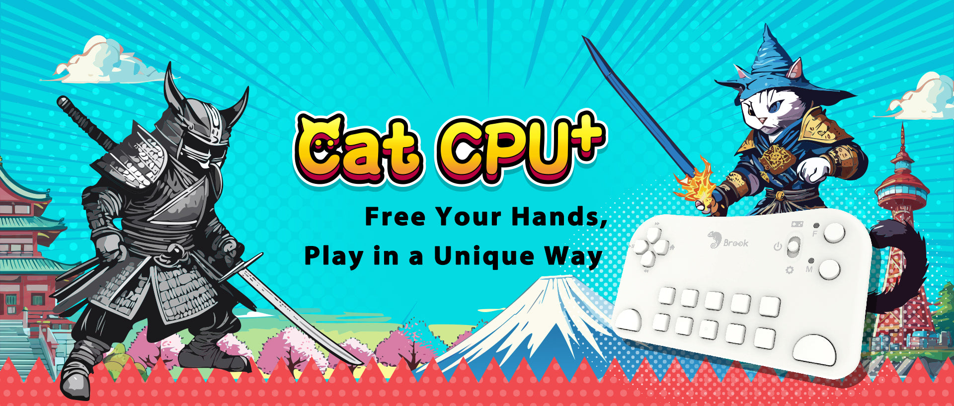 (Pre-sale) Brook Cat CPU Plus: The Ultimate Controller for The Battle Cats