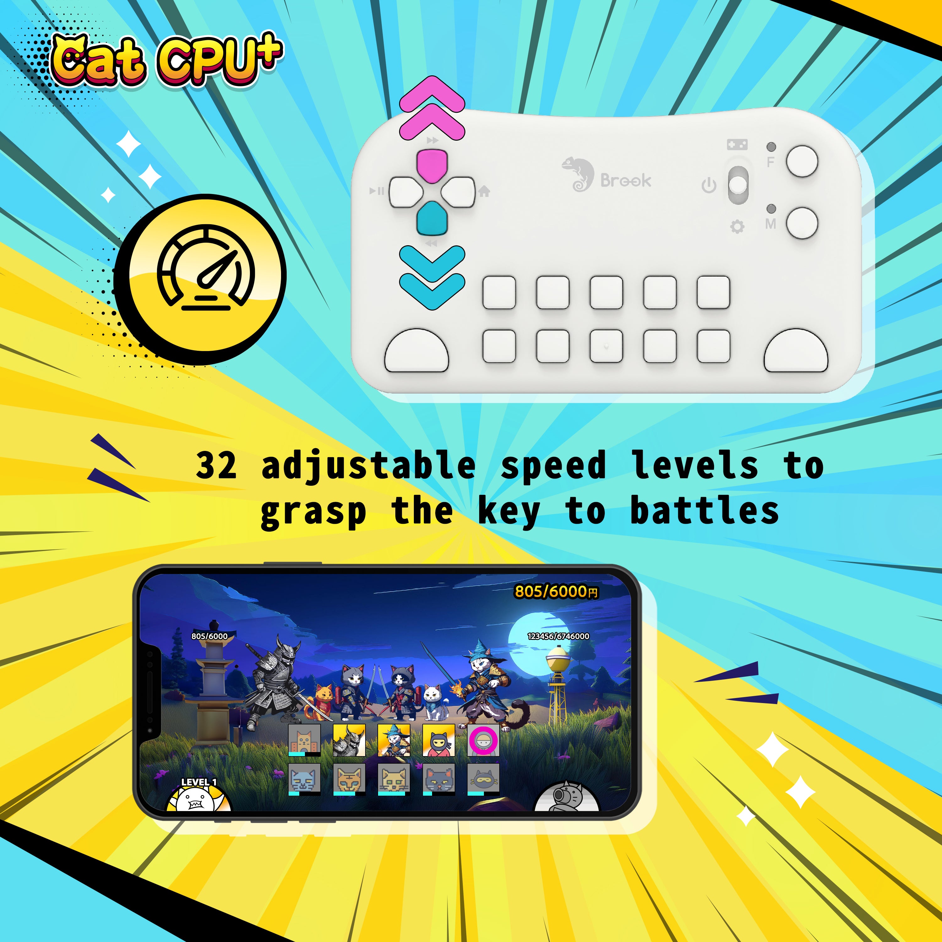 (Pre-sale) Brook Cat CPU Plus: The Ultimate Controller for The Battle Cats