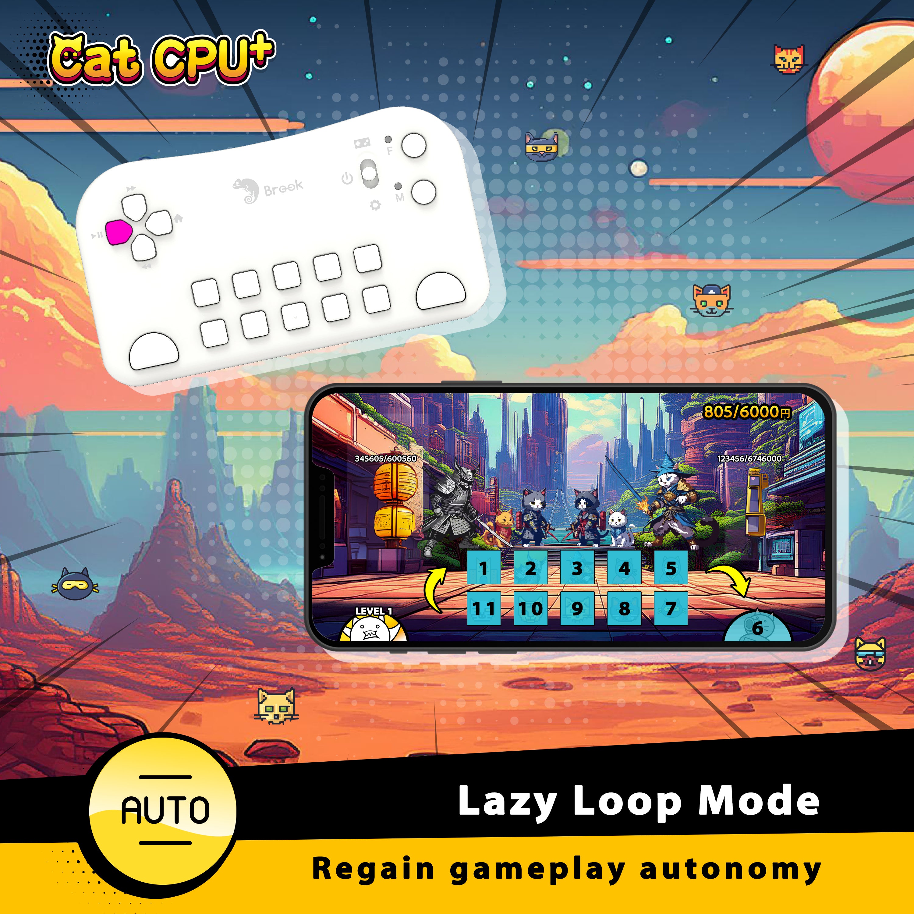 (Pre-sale) Brook Cat CPU Plus: The Ultimate Controller for The Battle Cats