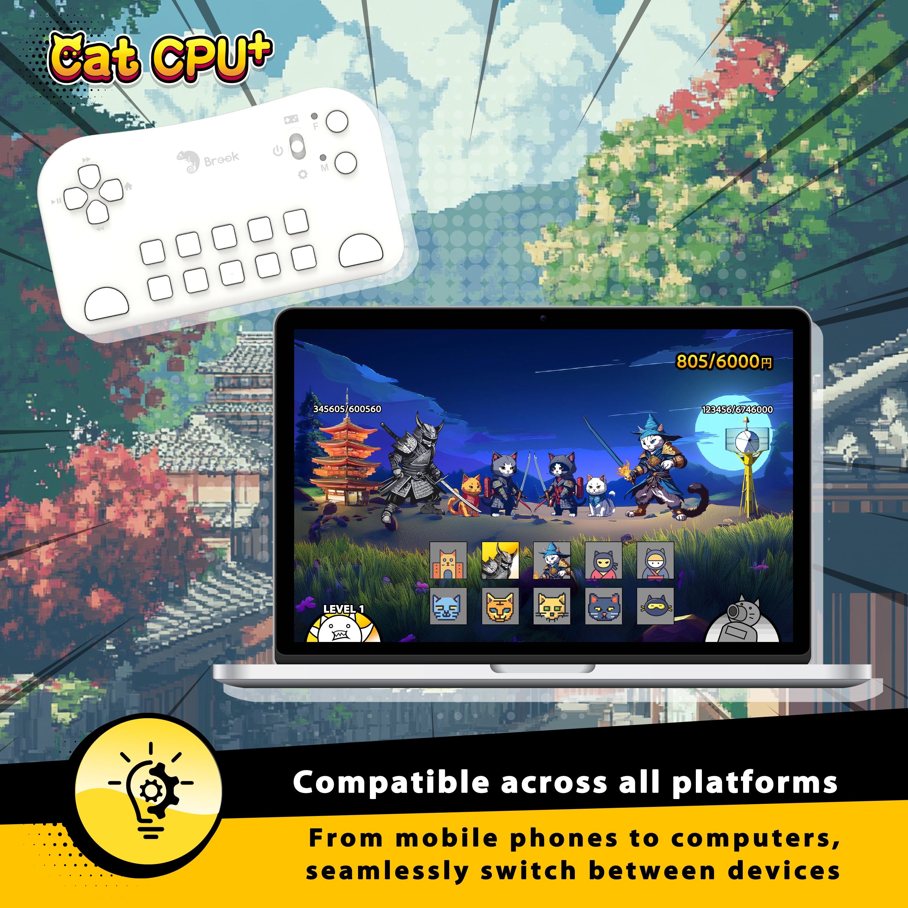 (Pre-sale) Brook Cat CPU Plus: The Ultimate Controller for The Battle Cats