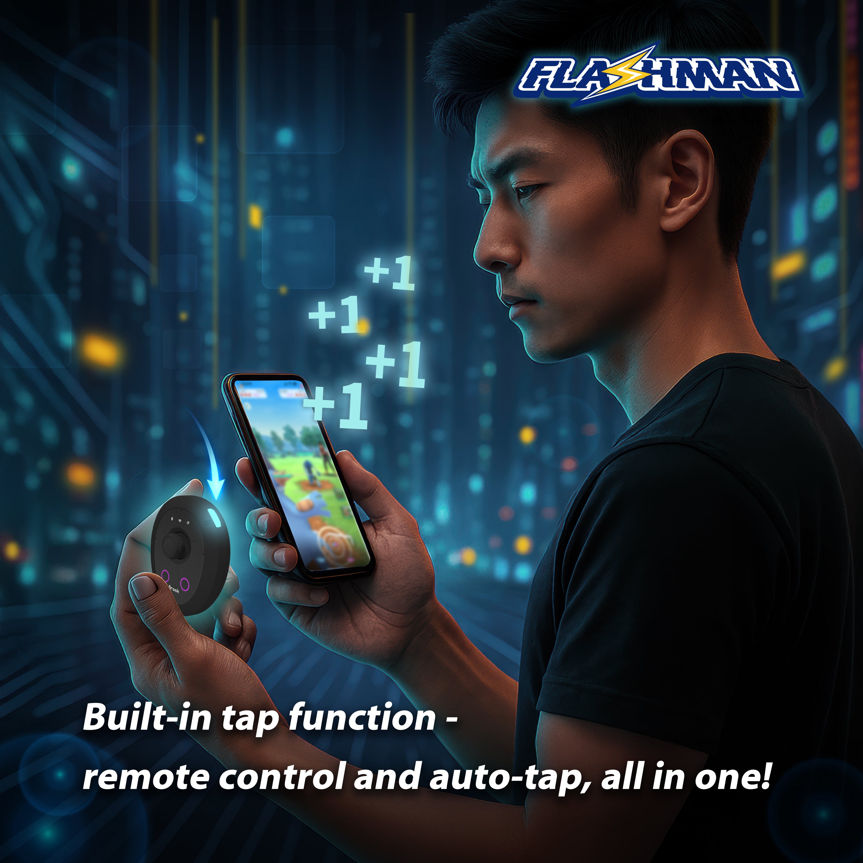 Brook Flashman Virtual GPS Joystick with Keychain【Exclusive Version】