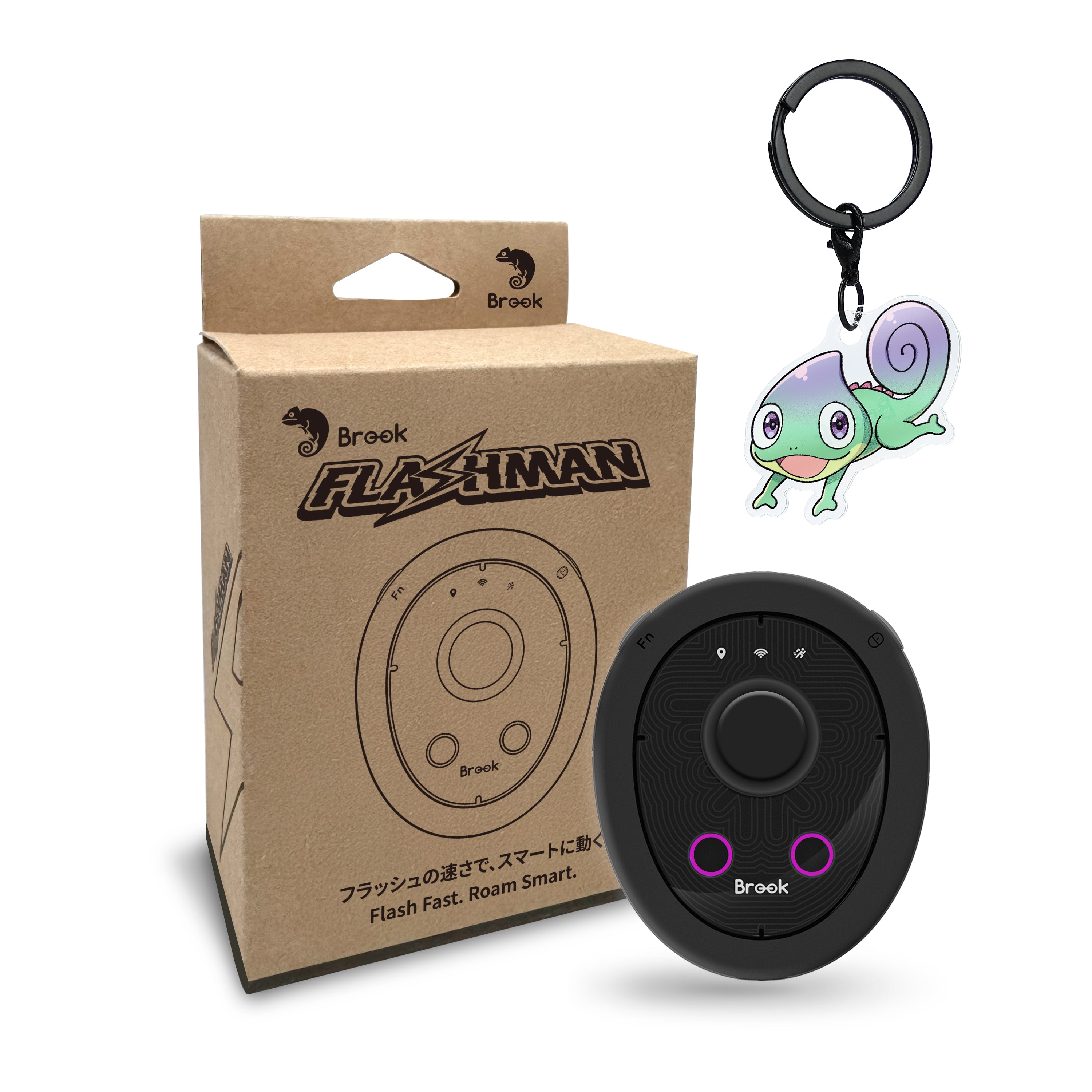 Brook Flashman Virtual GPS Joystick with Keychain【Exclusive Version】