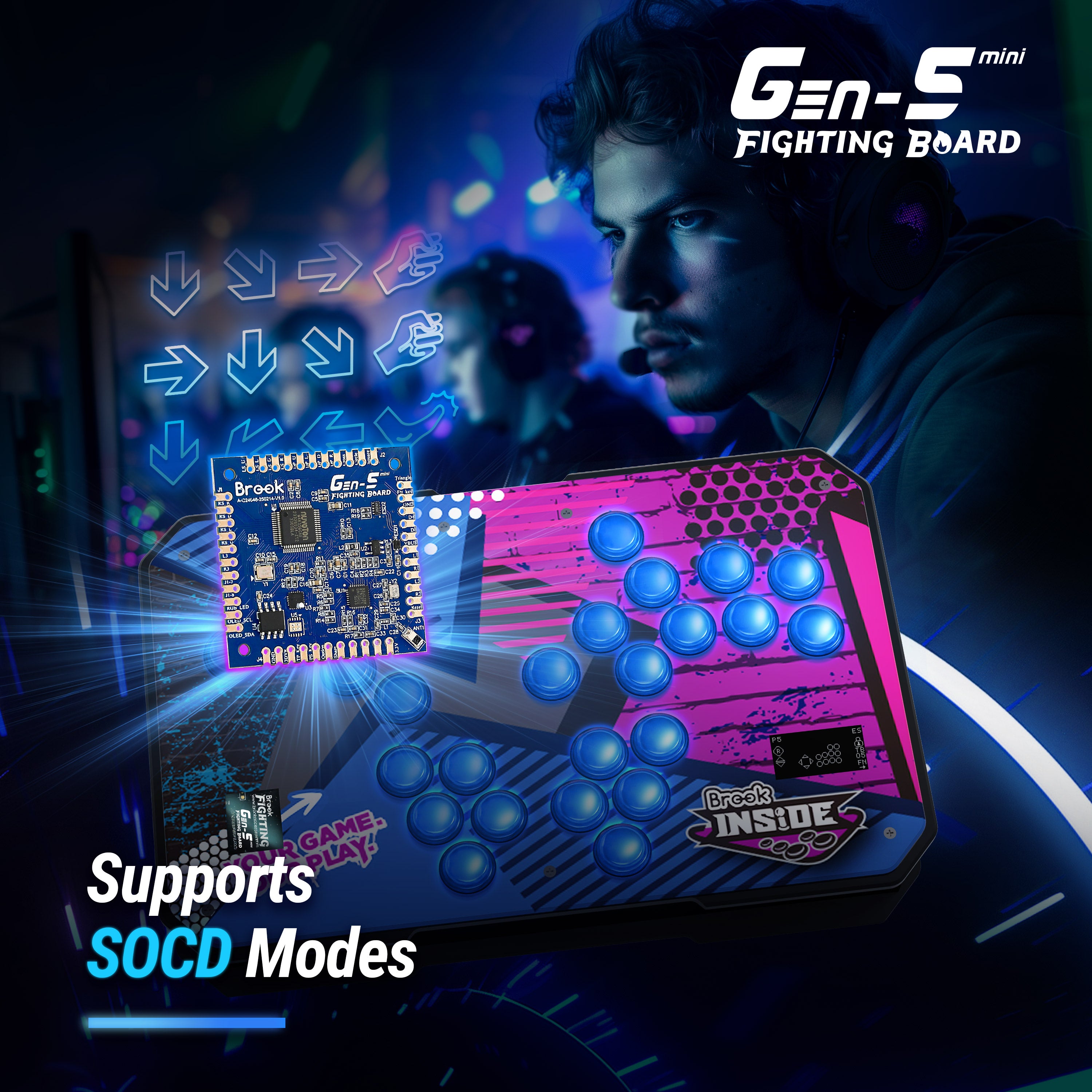 Brook Gen-5 Mini BT Fighting Board