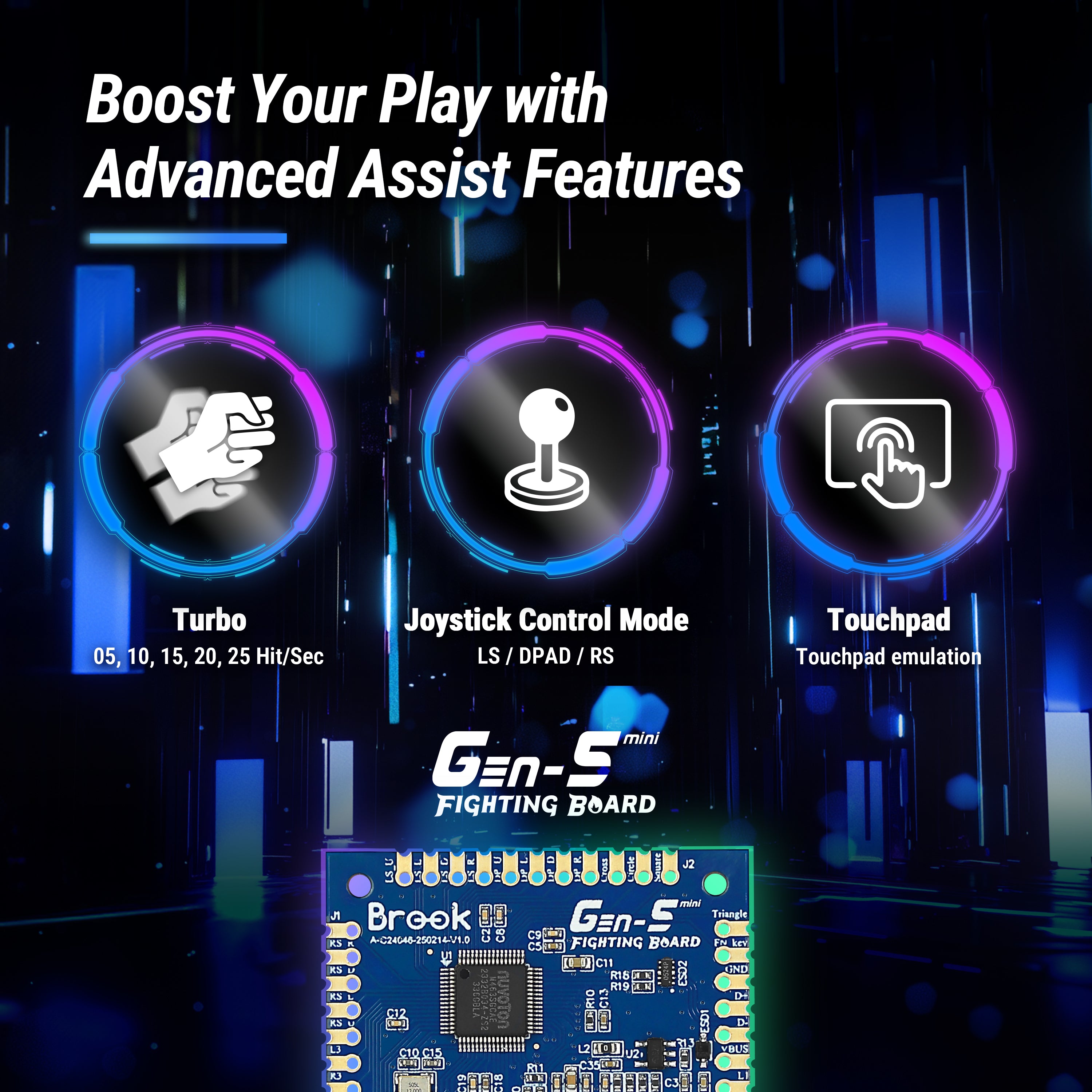 Brook Gen-5 Mini BT Fighting Board
