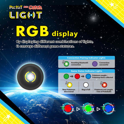 Brook Auto Catch Light RGB display
