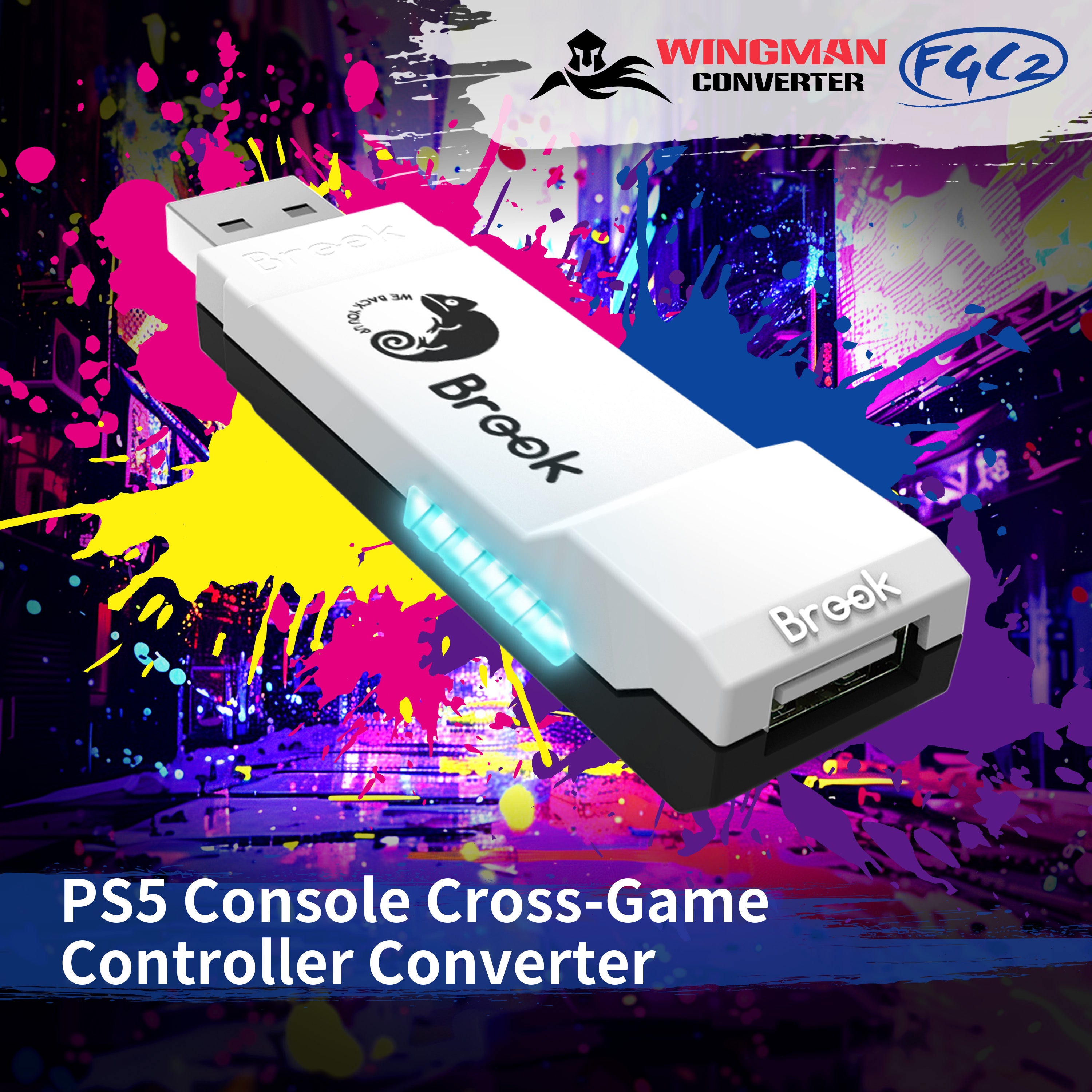 Brook Wingman FGC2 Converter With Keychain