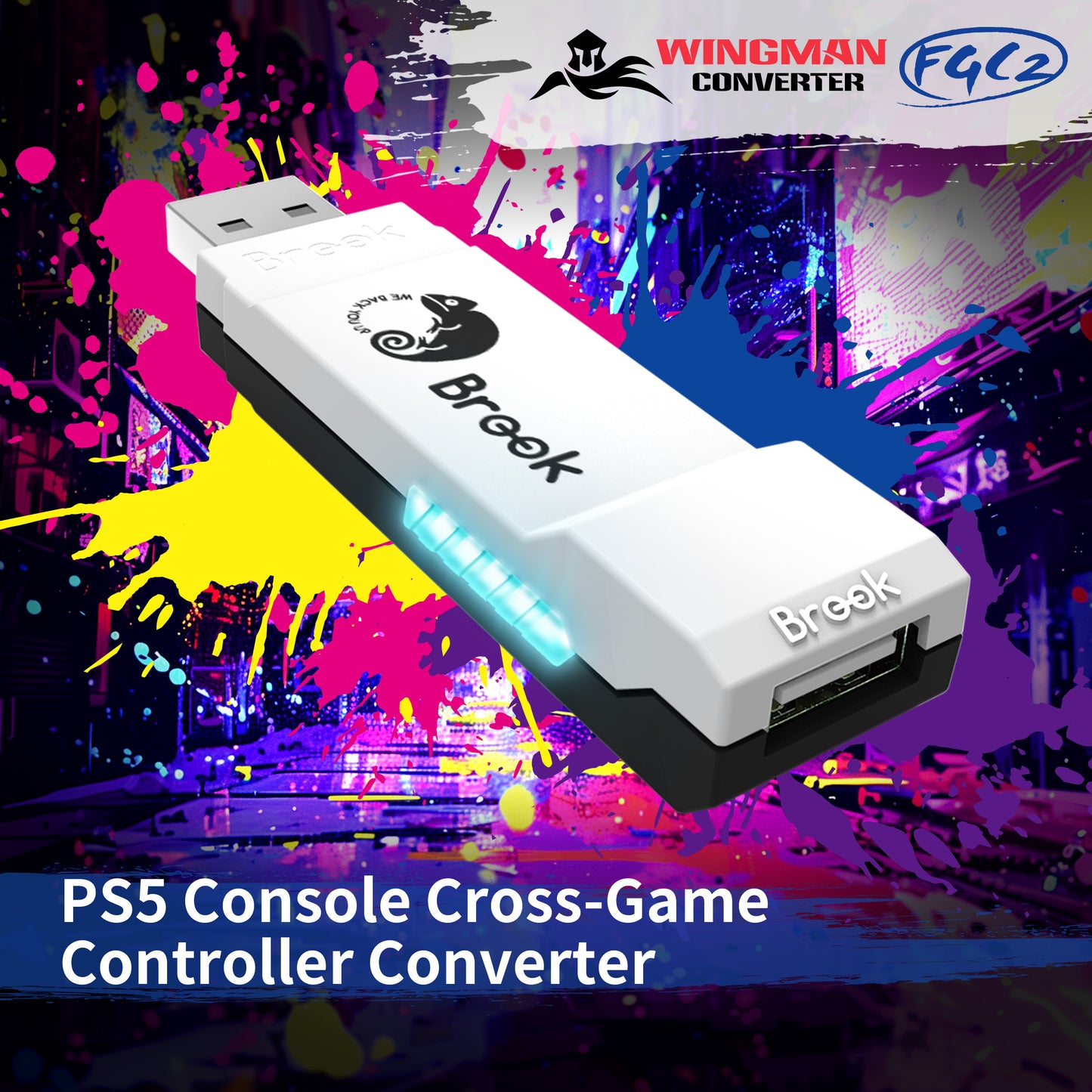 (Presale) Brook Wingman FGC2 Converter With Keychain