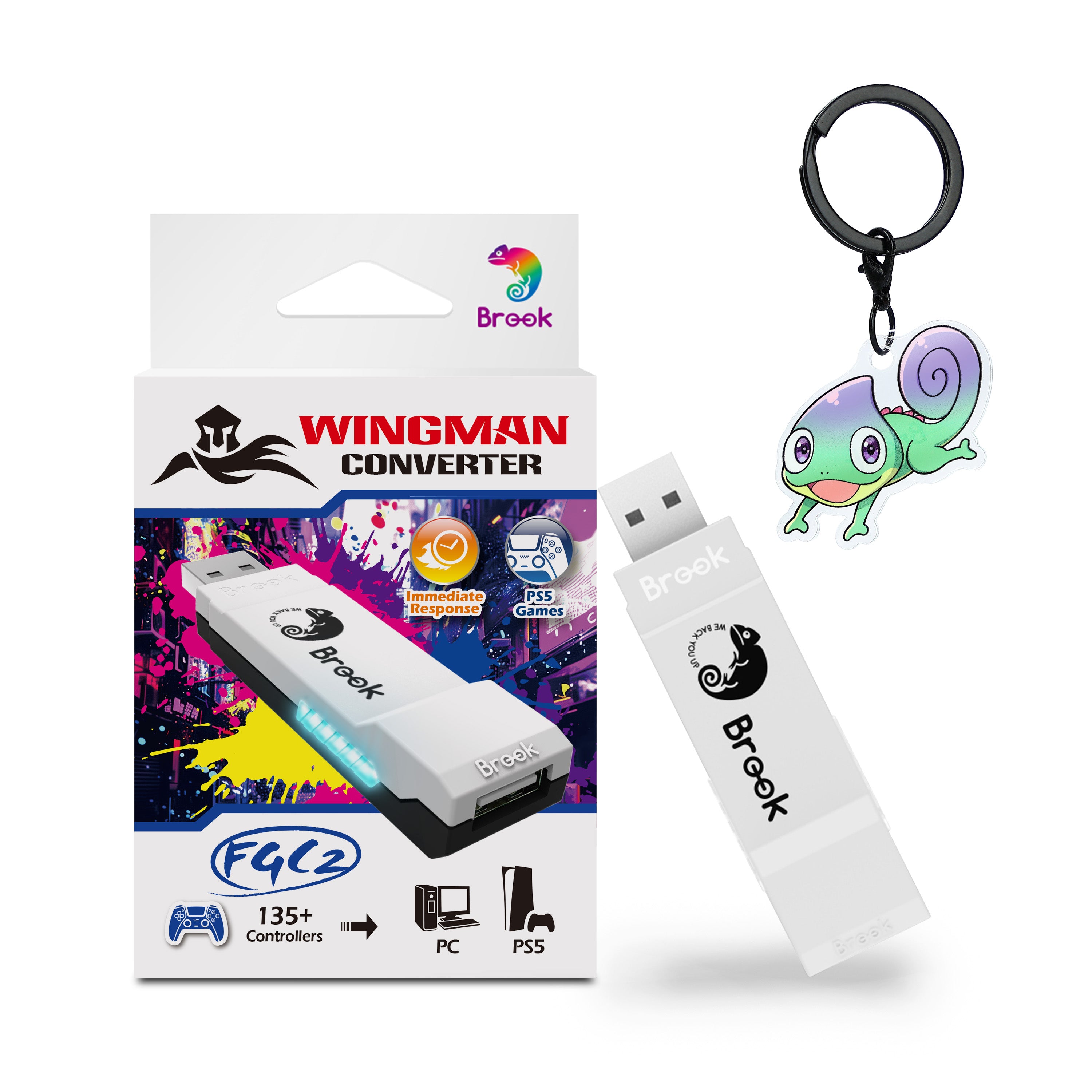 Brook Wingman FGC2 Converter With Keychain