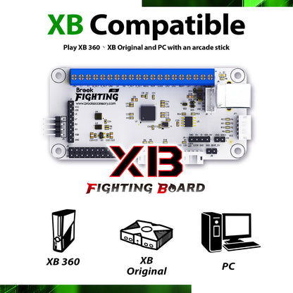 XB Fighting Board - Pre-installed header version