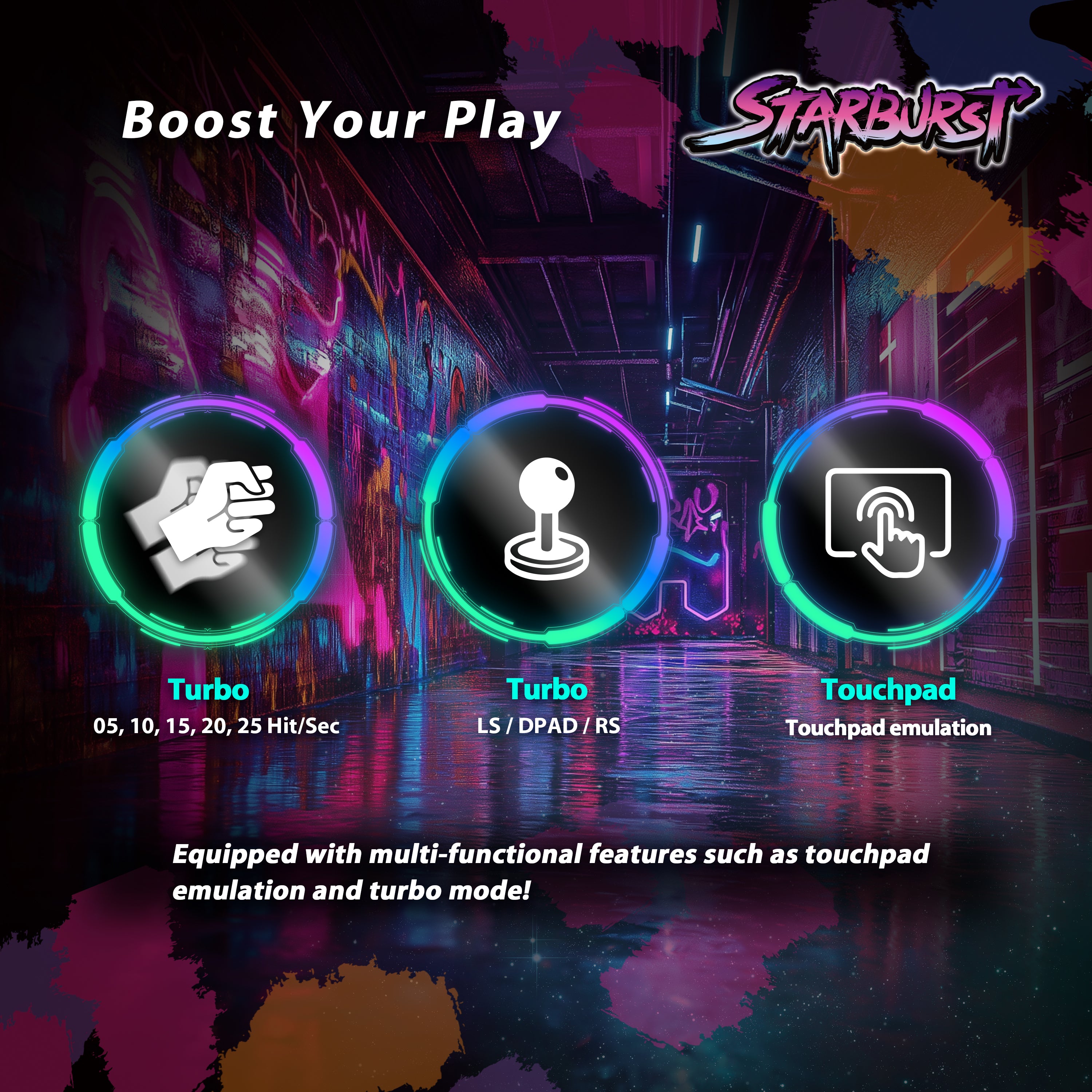 Starburst All-Button Fighter + T-shirt Bundle