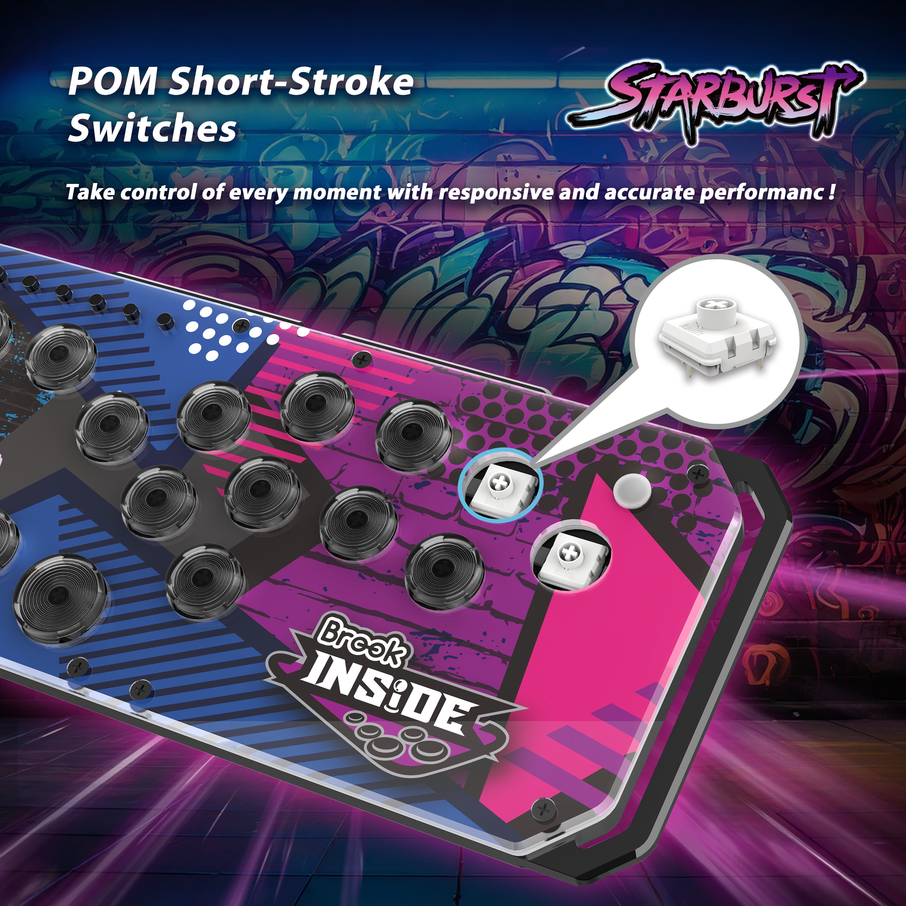 (Pre-sale) Brook Fighter Starburst All-Button Arcade Controller