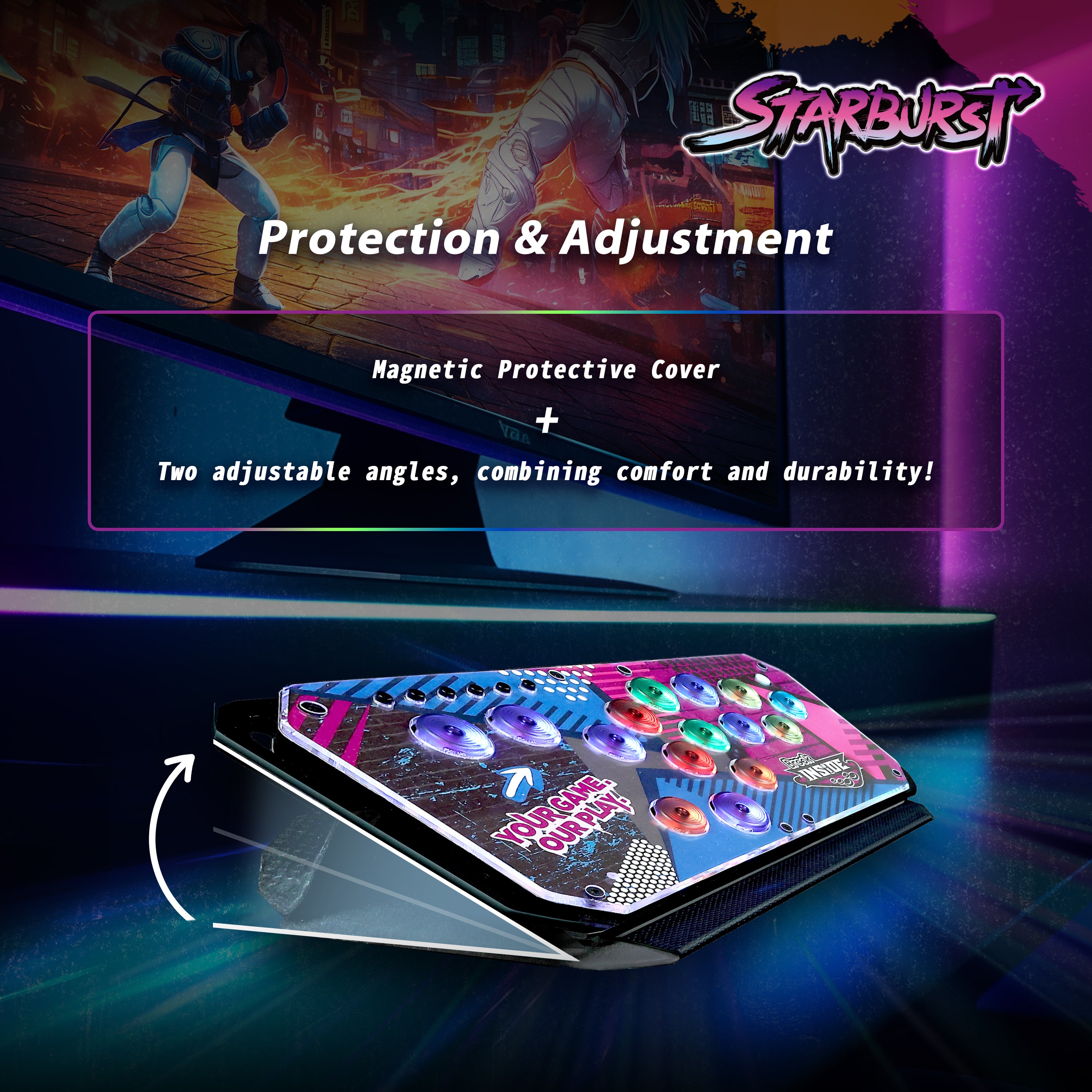 Starburst All-Button Fighter + T-shirt Bundle