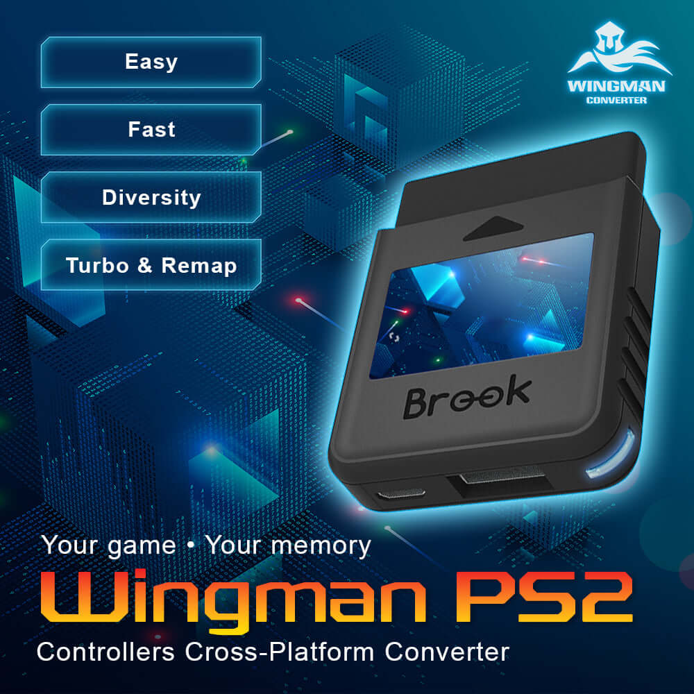 Brook Wingman PS2 Black